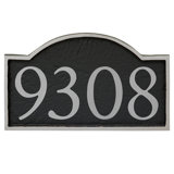 Soft Serif 1-Line Wall Address Plaque