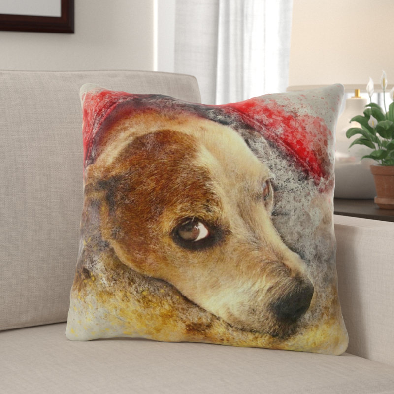 Housse et insert de coussin carré Durst, Microsuède, Intérieur