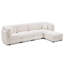 Canapé modulaire en velours côtelé convertible 5 pièces 125 "avec repose-pieds de rangement 125"-156418447-146427815