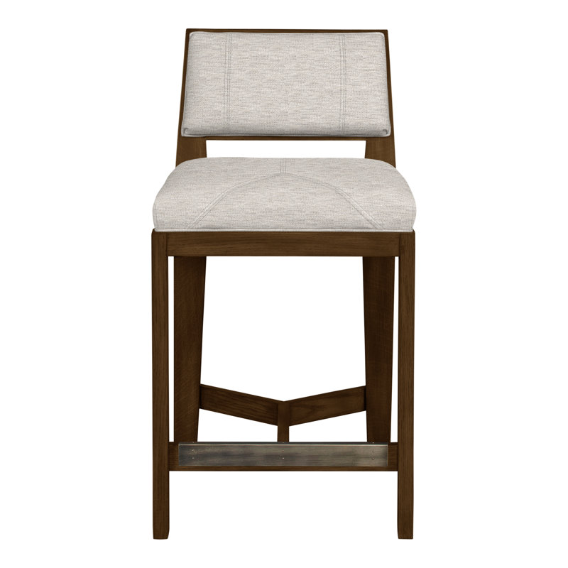 Thom Filicia 32.5'' Stool, Havana, Impala Linen