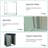 Outdoor Metal Storage Shed Transparent Plate-112433113