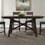 Ensemble de table de réunion 6 pièces Reber avec 4 chaises rembourrées et 1 banc