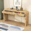 Console en bois avec 2 grands tiroirs-1604769090