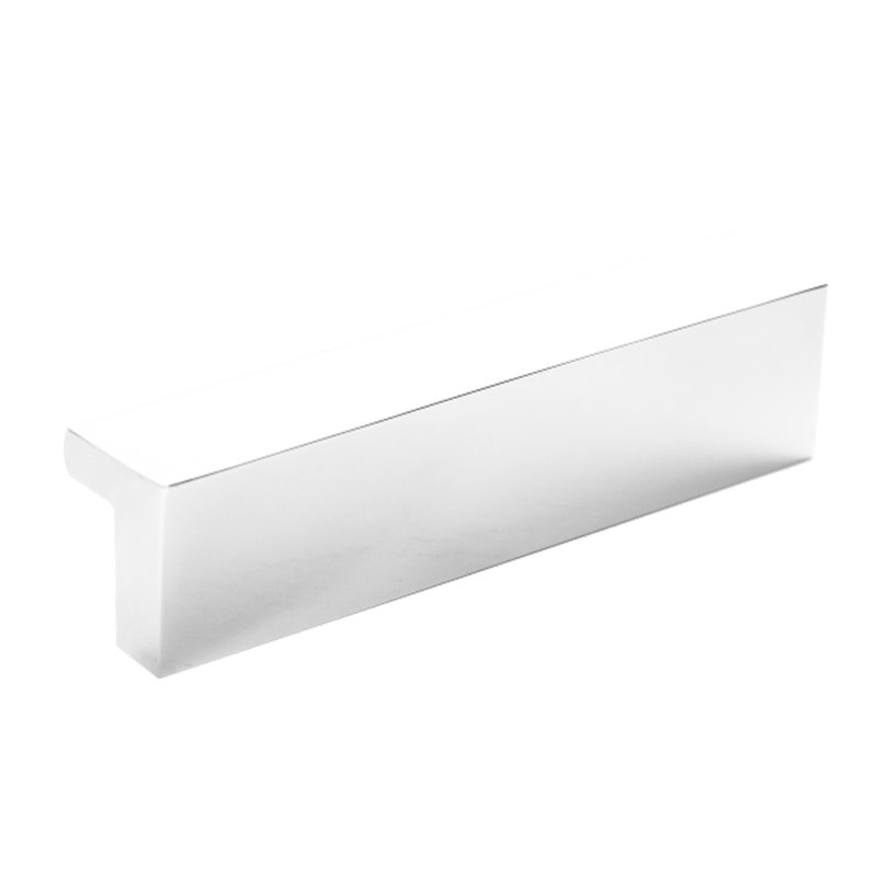 Cabinet Finger Edge Pull, Polished Stainless Steel, 1.97"
