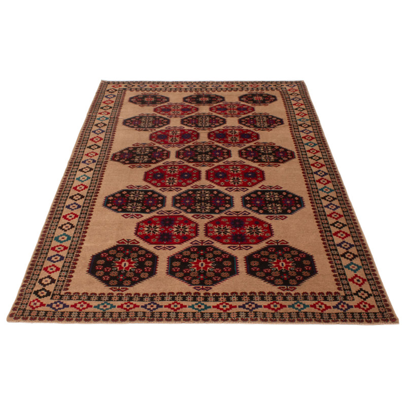 Tapis rectangulaire unique de 6 pi 9 po x 9 pi 11 po Kugler