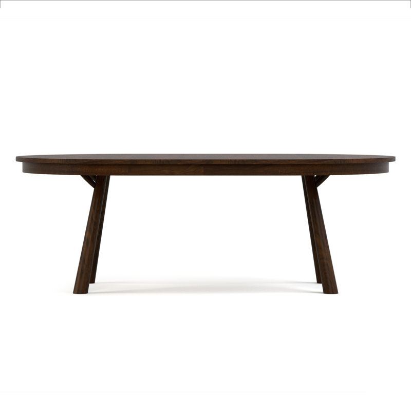 Hudson Valley Round Walnut Wood Dining Table