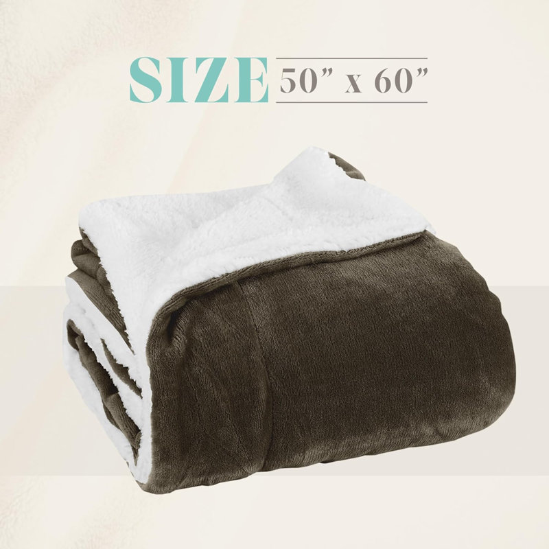 Weighted Throw Blanket, Brown
