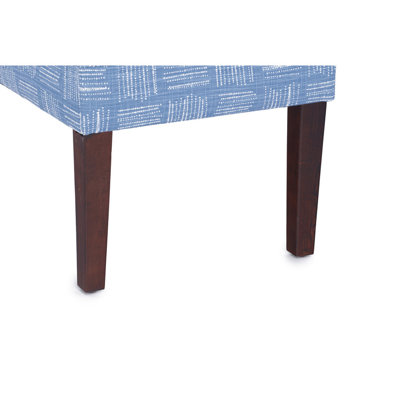 Banc rembourré Checo, Bleu froid
