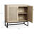 Rattan Buffet Cabinet With Storage Adjustable Shelf