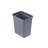 TRINITY PRO EcoStorage 25 Gal. Chrome Steel Wire in Cabinet Sliding Trash Can