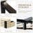 Linen Upholstered Platform Bed Frame with Wingback Headboard-1929131609-1929131613