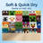 Minecraft Quick-Dry Beach Towel, Cute Character Grid Microfiber Bath Towel