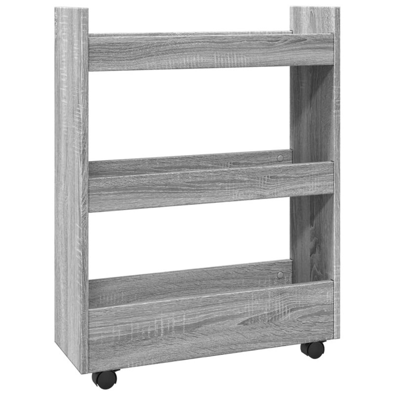 Narrow Serving Cart, Grey Sonoma