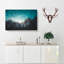 Yosemite Valley At Dusk In Abstract - Wrapped Canvas Print-55302916