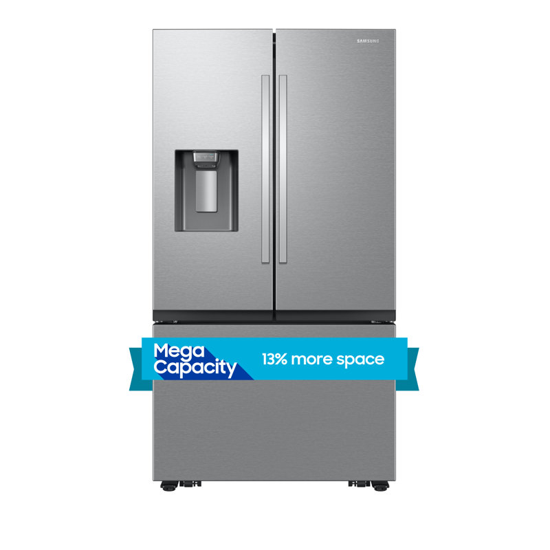 Réfrigérateur intelligent à portes françaises avec distributeur d'eau et de glaçons 36 po 30,5 pieds cubes Samsung