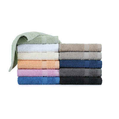 Martex The Everyday Black Washcloth Set