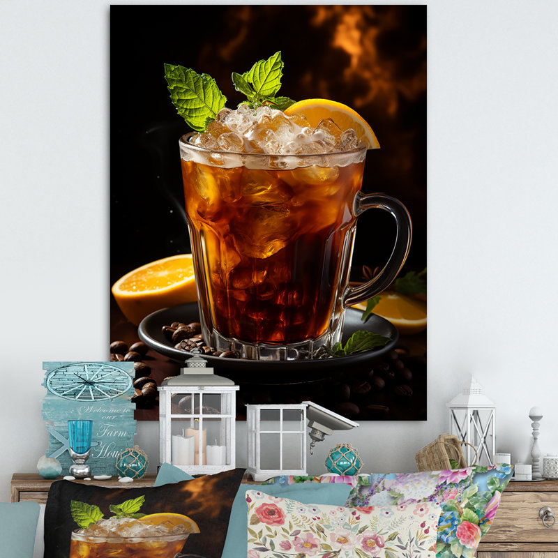 Cuba Aroma Coffee Harmony III - impression, H 44 po x l 34 po x P 1,5 po, Toile tendue