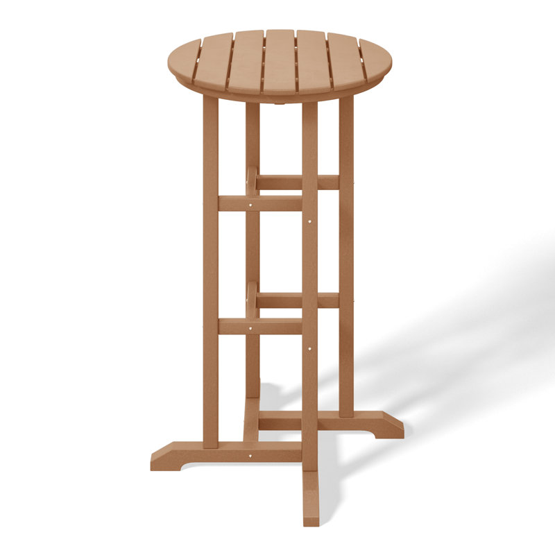 Laguna Round Outdoor Bar Table, Brown,  42'' H X 24'' D X 24'' W