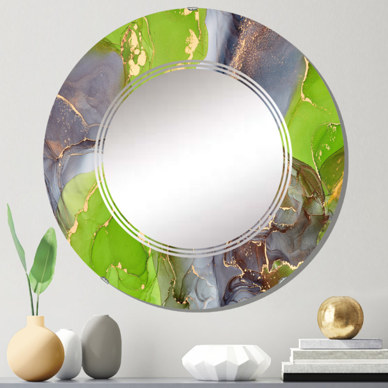 Miroir de salle de bain mural rond, 24 po x 24 po