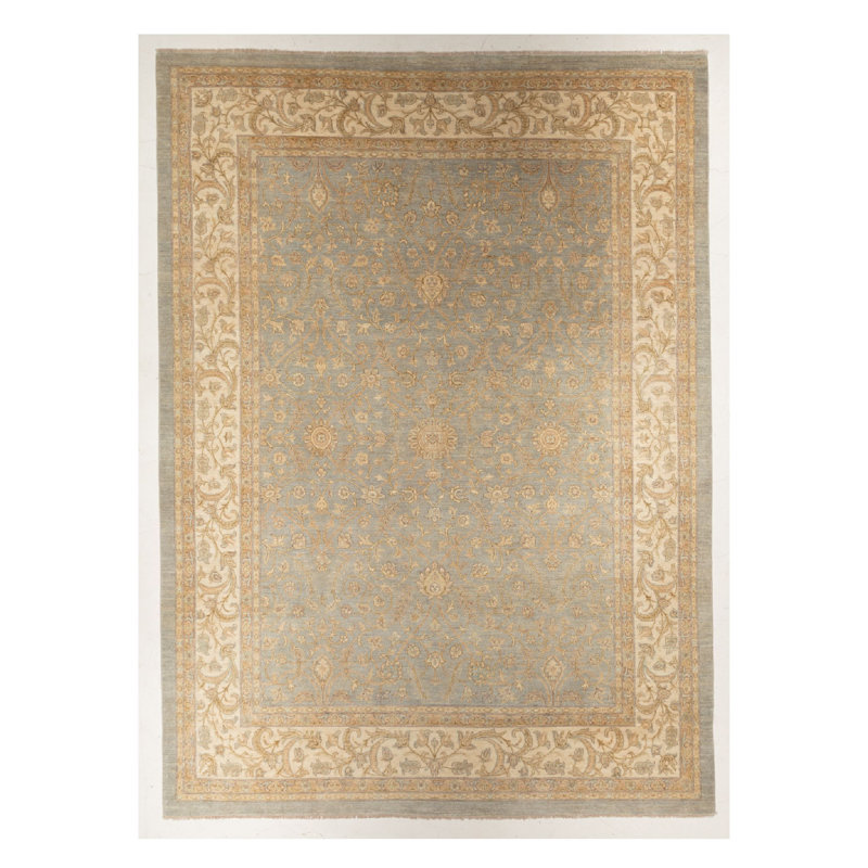 Hand Knotted Abstract Area Rug