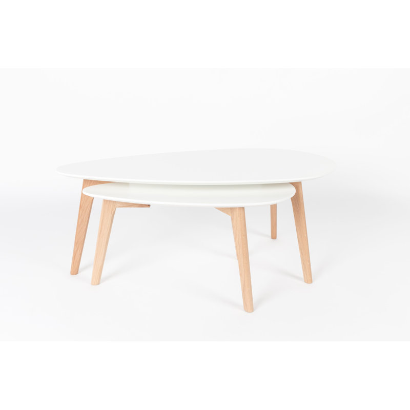 Drop Nesting End Table