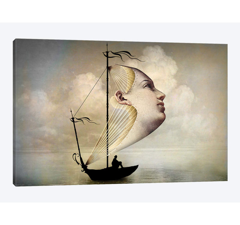 «Homeward Bound» par Catrin Welz-Stein, impression sur toile tendue, H 8 po x l 12 po x P 0,75 po, Toile tendue, Pas de tapis
