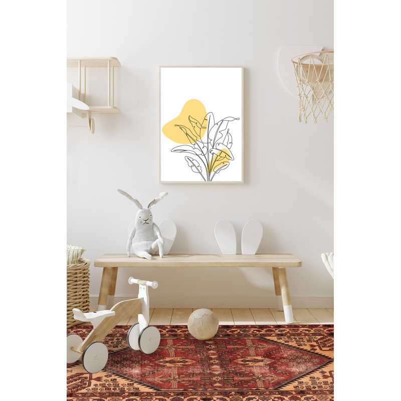 Tapis rouge Anadol Vintage 4 pi 6 po x 6 pi 5 po