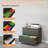 Wide Metal File Cabinet with 2 Drawers and Lock-267006622