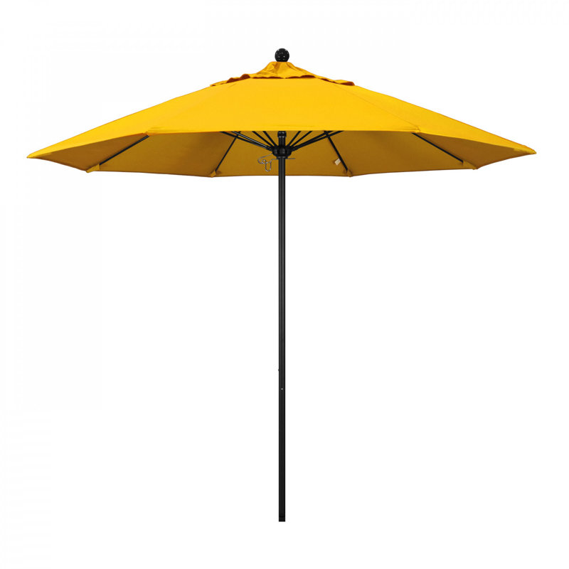 Parasol de marché 9 pi Maria, Toile Sunbrella® jaune tournesol