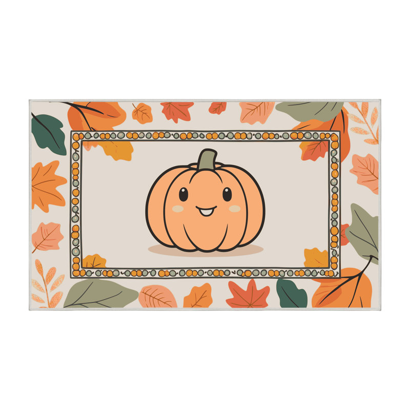Tapis Holiday Holiday Aisle® lavable Halloween, Rectangle 6 pi x 9 pi