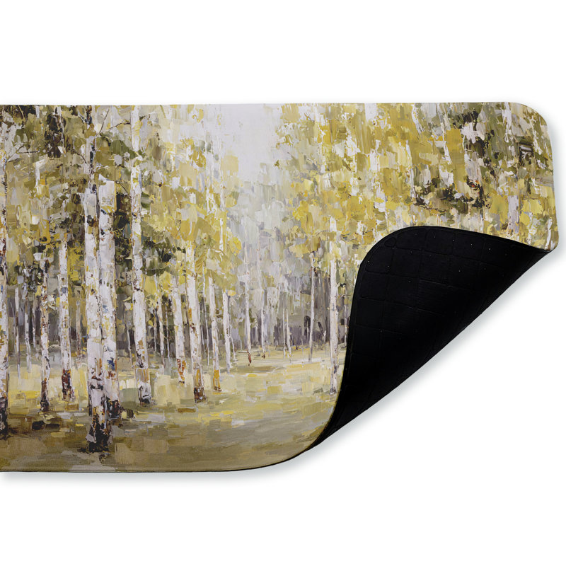 Tapis de cuisine ergonomique antidérapant recyclé 18 "x 30" Dappled