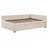 Upholstered L-Shaped Daybed with Pop Up Trundle-1101416235