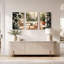 «Snake Plant and Fiddle Leaf», ensemble de 3 pots en toile de terre cuite-131252660