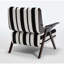 Fauteuil ergonomique moderne avec accoudoirs élargis et structure en bois massif-799581324