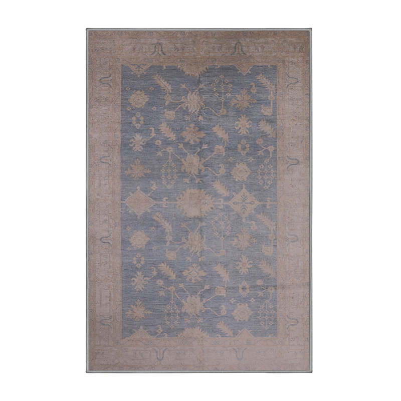 Tapis oriental bleu, Rectangle 4 pi x 6 pi