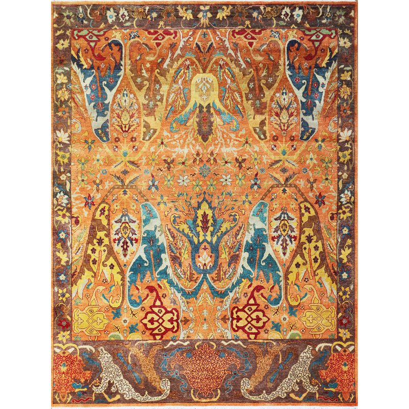 Wool Oriental Area Rug, Rectangle 12' x 15'