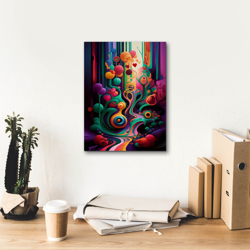 Ivy Bronx 'The Vividly Surreal Forest' by Andreas Magnusson Canvas Wall Art, 18" x 26", H 16 po x l 12 po x P 0,75 po