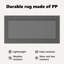  Outdoor Rug Black And Grey PP-2046478962