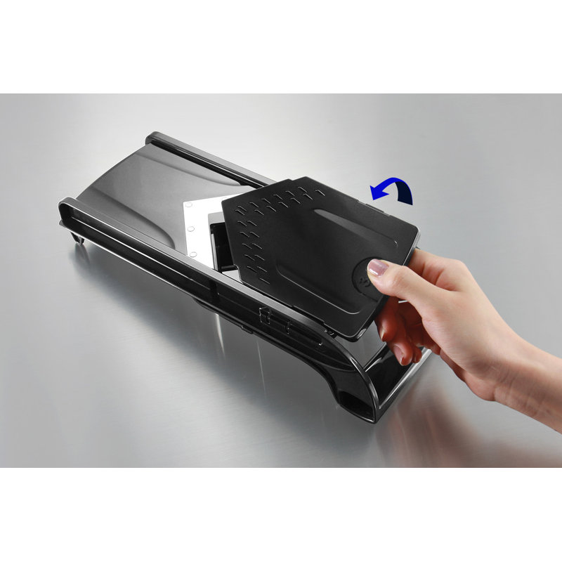 Black Stainless Steel V Slice Mandoline Chopper