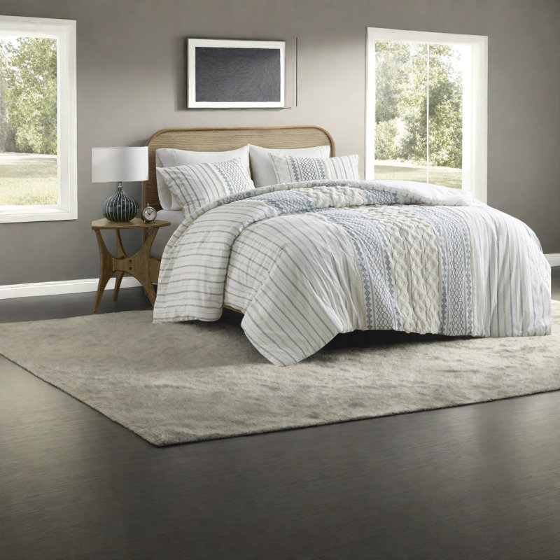 Ensembles de literie en coton confortables, conception en chenille hypoallergénique pour la maison