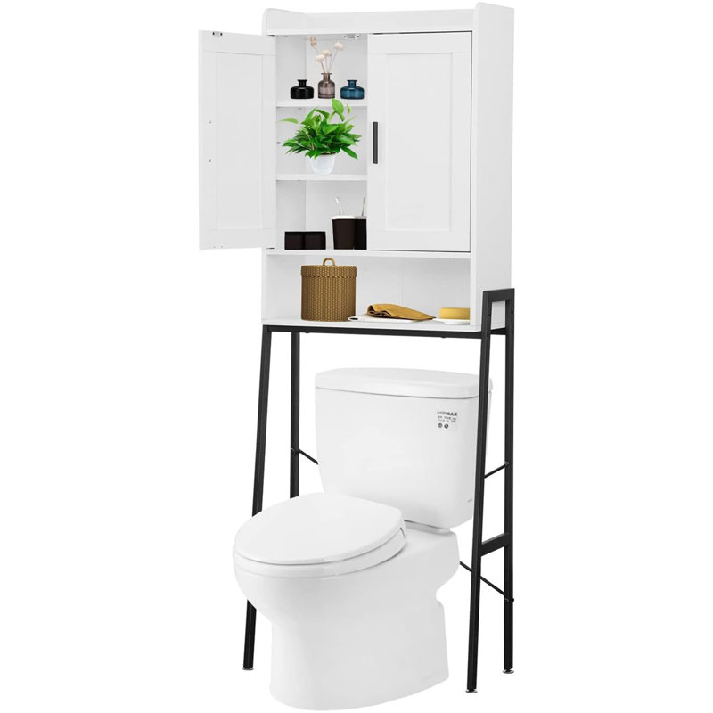 Jemekia Over The Toilet Storage, White