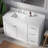 Disar 43'' Single Bathroom Vanity with Quartz Top-122120489-122120491