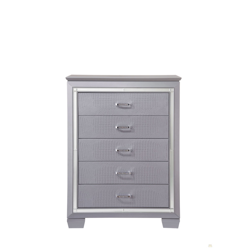 Miroir de salle de bain moderne à 5 tiroirs 1Pc