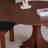 Dark Brown Durable Multi-functional Round Table-1770732841
