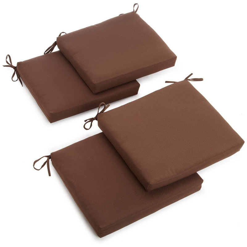 Outdoor 3'' Seat Cushion, Chocolate