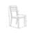 Two-Tone Solid Wood Dining Chair in Dark and Gray Finish
