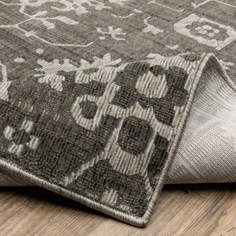 Reffett Oriental Indoor Rug, Rectangle 6'7" x 9'6"