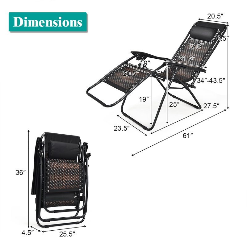 Sadler Folding Zero Gravity Chair