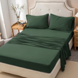 100% T-Shirt Cotton Super Soft Comfy Breathable Fits Mattress Up To 20" Extra Deep Pocket