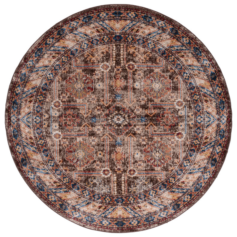 Bijar Performance Oriental Rug, Round 6'7"